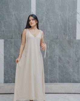 Stylish Linen Long One Piece