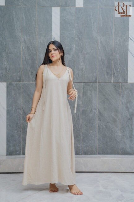 Stylish Linen Long One Piece